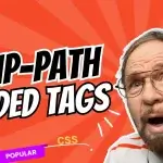 Clip-path for tags